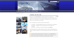 Desktop Screenshot of algosite.com