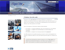 Tablet Screenshot of algosite.com